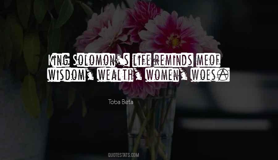 Solomon's Quotes #379786