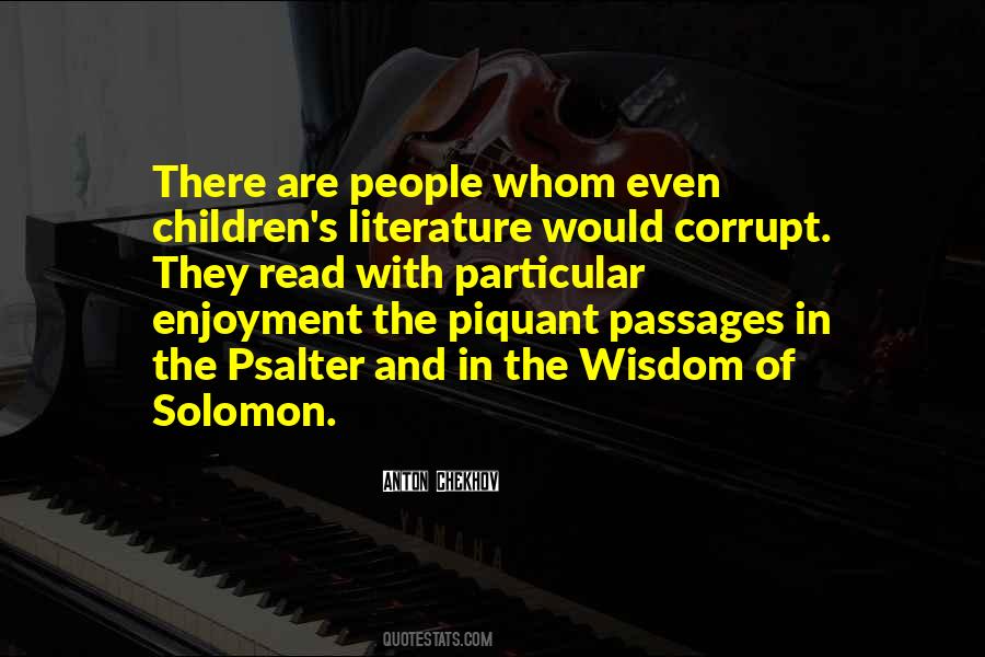 Solomon's Quotes #503549