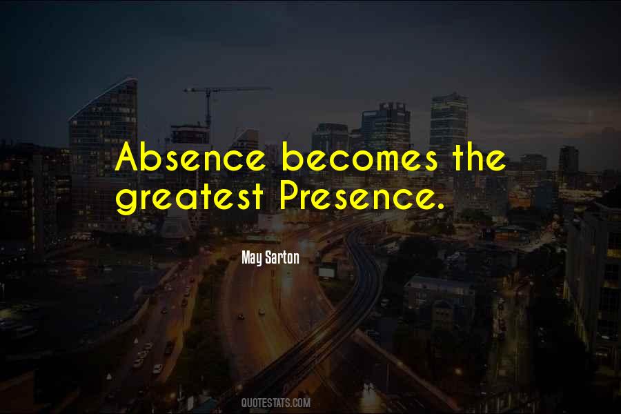 Quotes About Presence #1715400