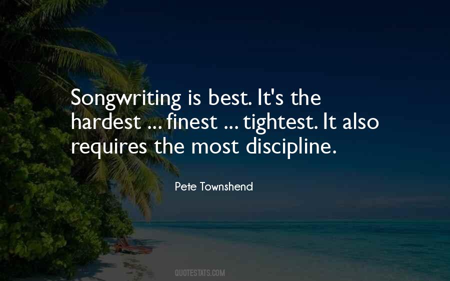 Songwriting's Quotes #771944