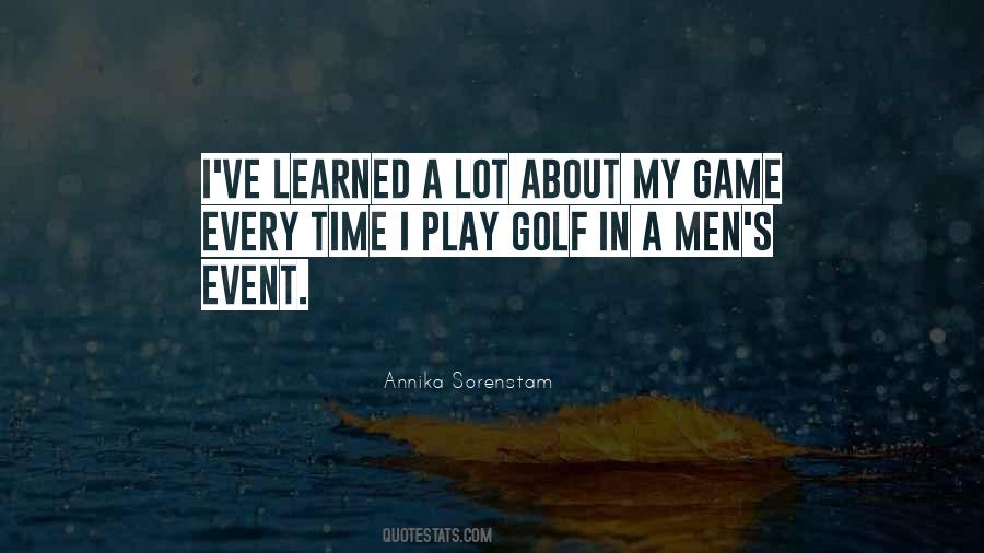 Sorenstam Quotes #446158