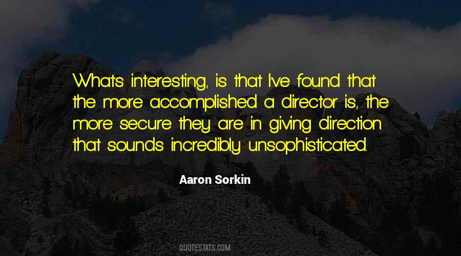 Sorkin's Quotes #437300