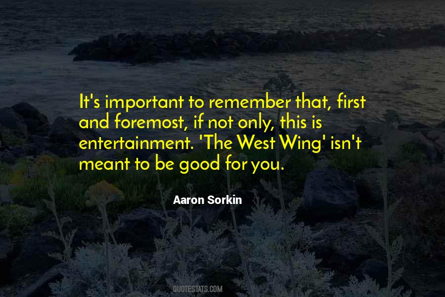 Sorkin's Quotes #777386