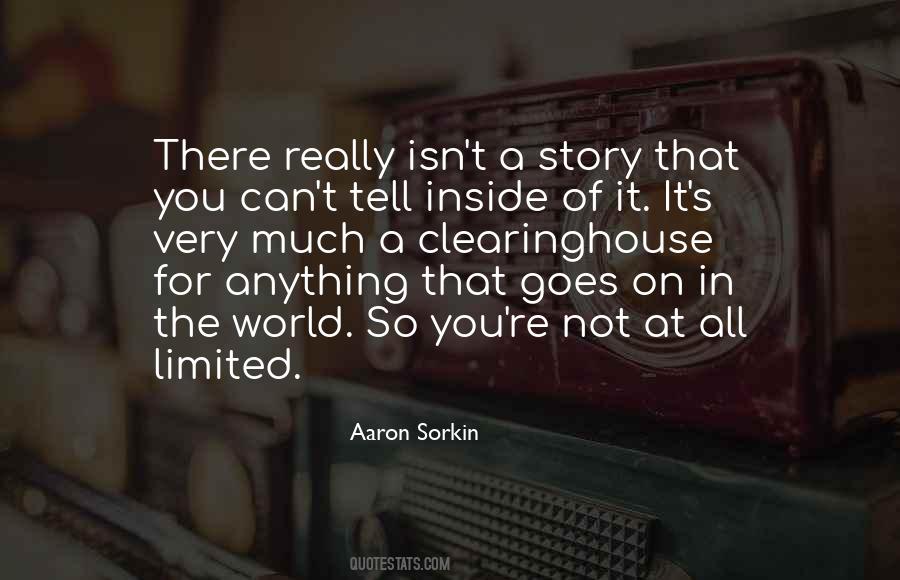 Sorkin's Quotes #940707
