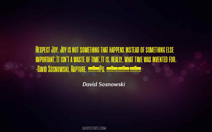 Sosnowski Quotes #137325