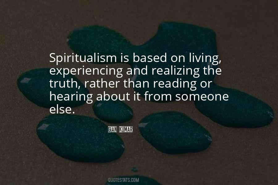 Quotes About Realizing The Truth #1506761