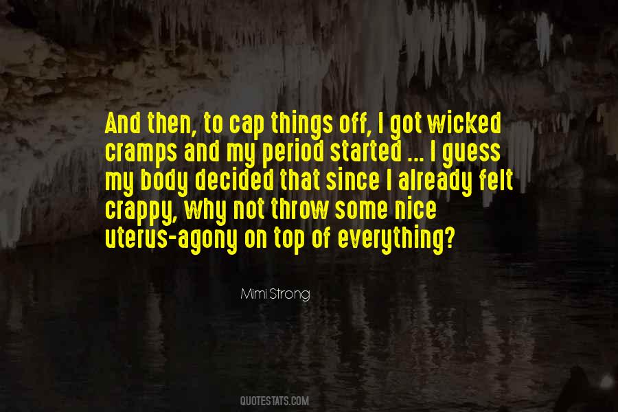 Quotes About Cramps #1338158