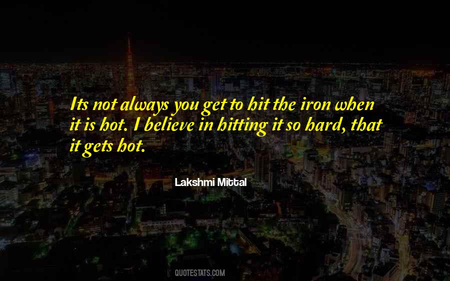 Quotes About Hitting Hard #927836