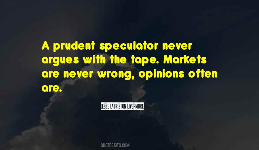 Speculator's Quotes #910187