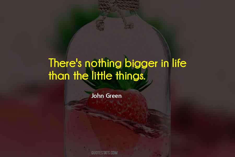 Quotes About The Little Things #1093449