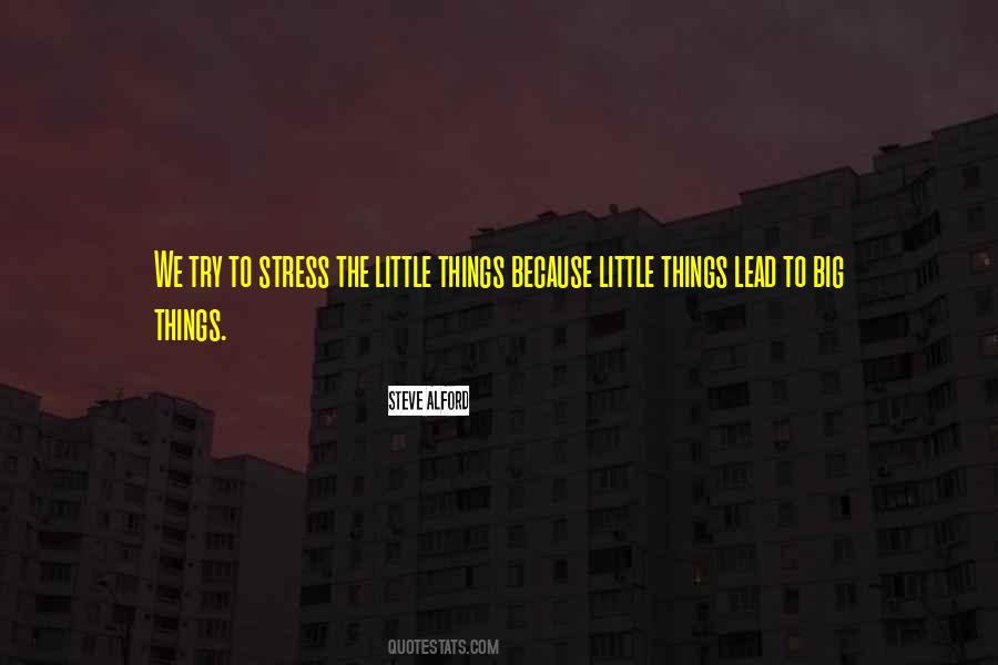 Quotes About The Little Things #1180493