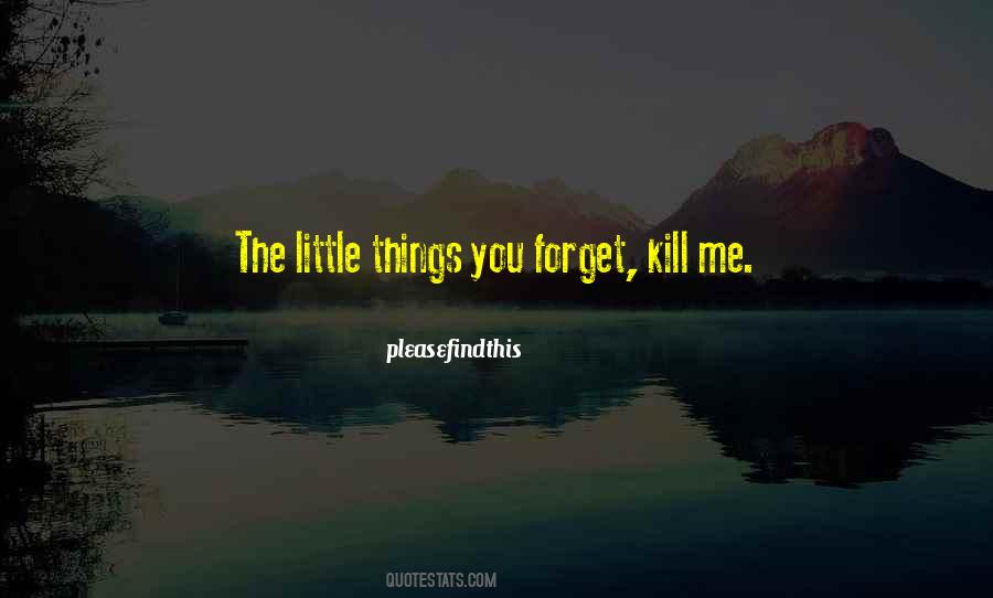 Quotes About The Little Things #1718913