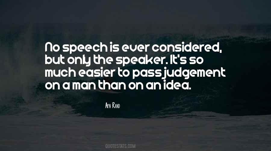 Speech's Quotes #77955