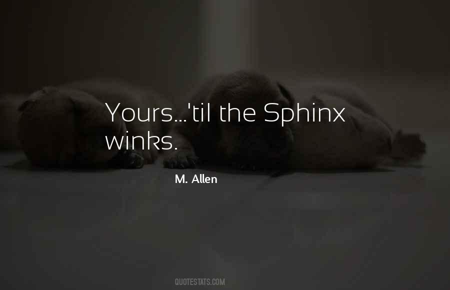 Sphinx's Quotes #675957