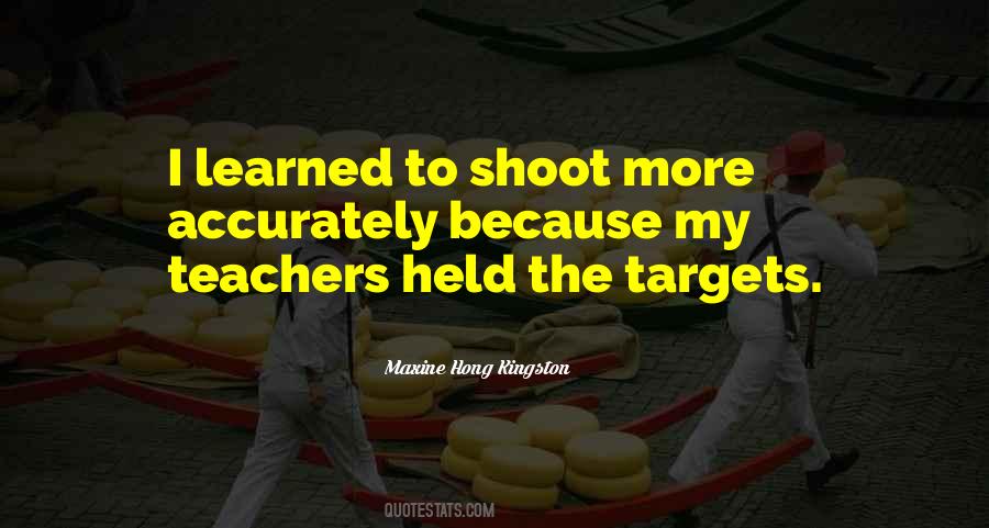 Quotes About Targets #1639122