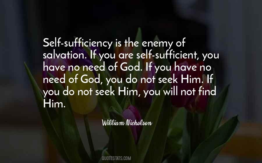 Quotes About Self Sufficiency #1850019
