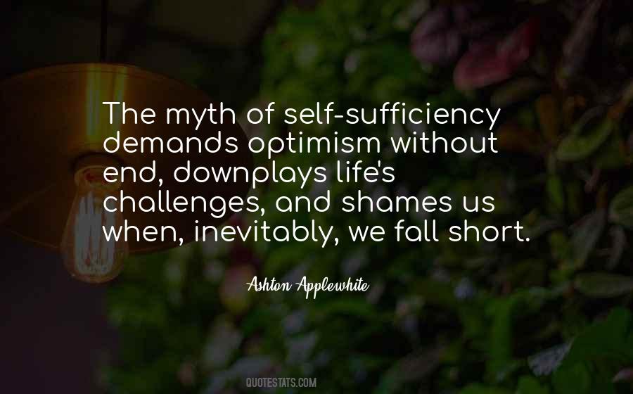 Quotes About Self Sufficiency #1871215