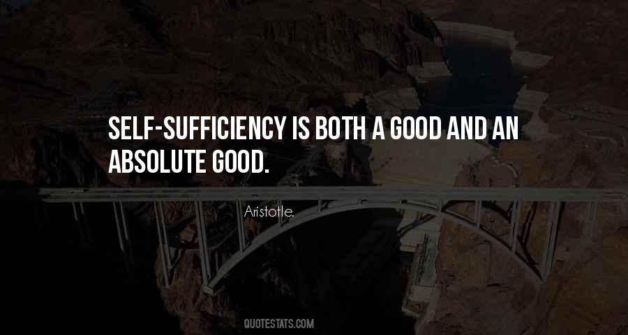 Quotes About Self Sufficiency #548619