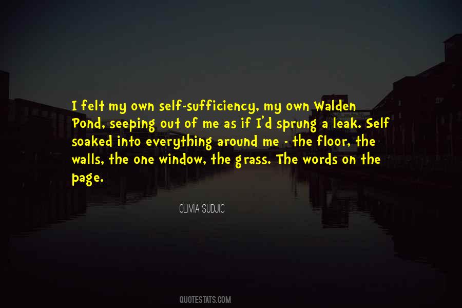 Quotes About Self Sufficiency #612330