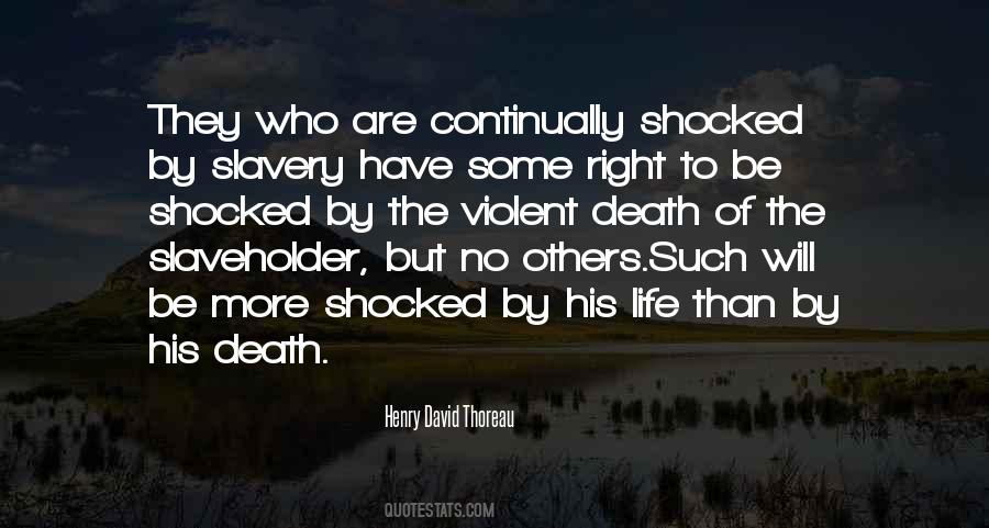 Quotes About Violent Death #1222480