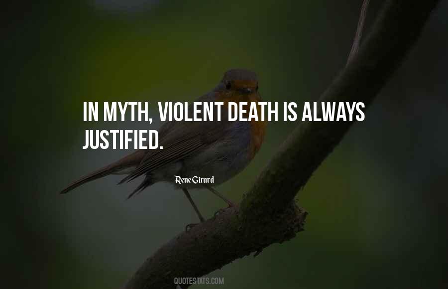 Quotes About Violent Death #1571996