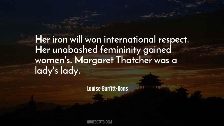 Quotes About Iron Will #1108559