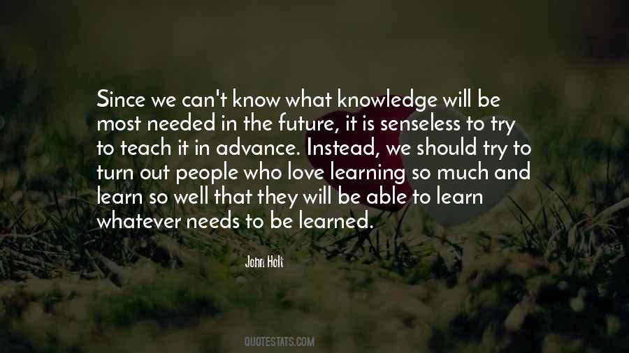 Quotes About Learning To Love #224068