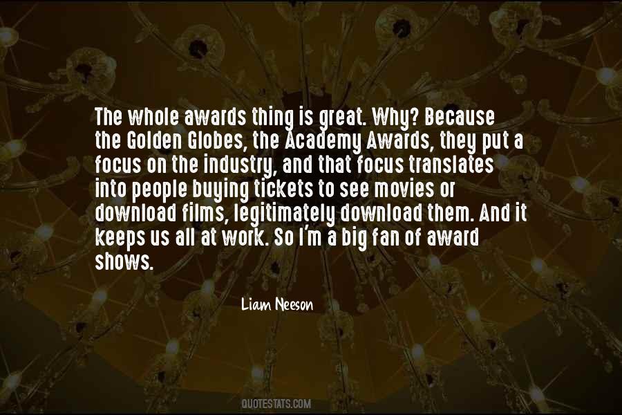 Quotes About The Academy Awards #1412325