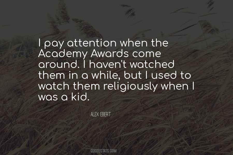 Quotes About The Academy Awards #658077