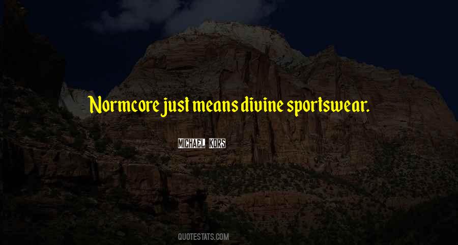 Sportswear Quotes #870910