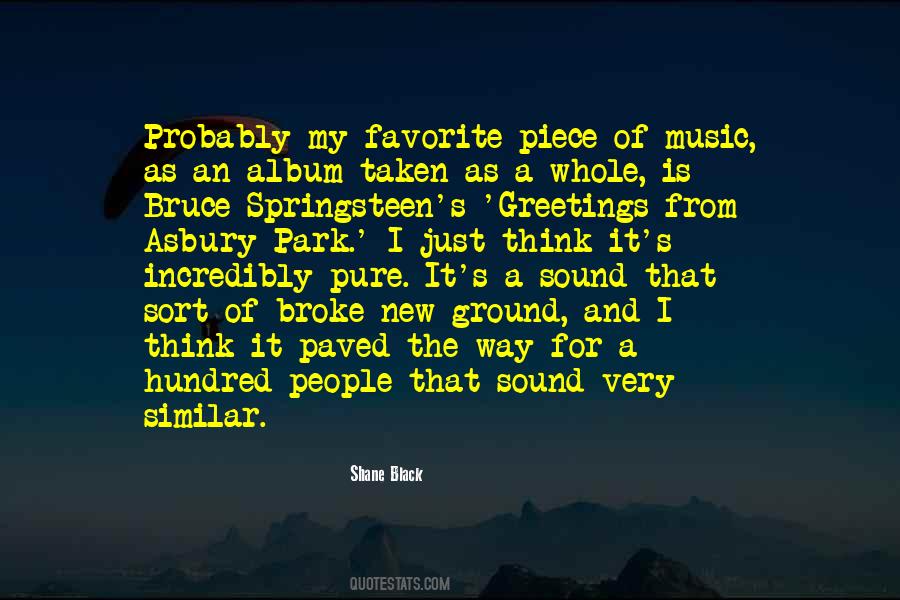 Springsteen's Quotes #205978