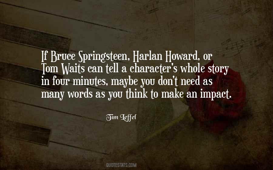 Springsteen's Quotes #770009