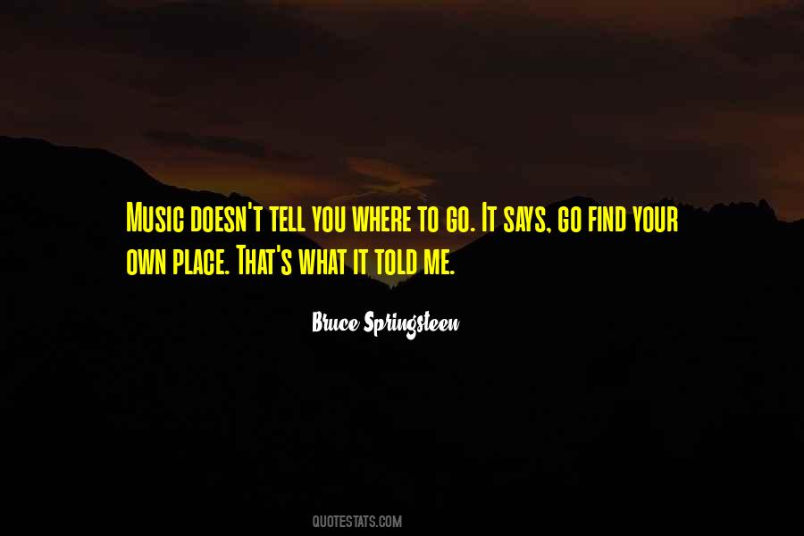 Springsteen's Quotes #857562