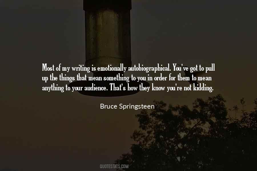Springsteen's Quotes #905405