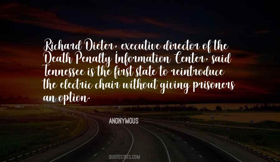 Quotes About Electric Chair #1213004