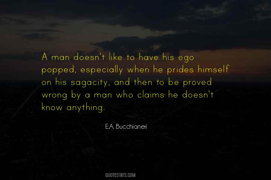 Quotes About Men's Ego #1005038