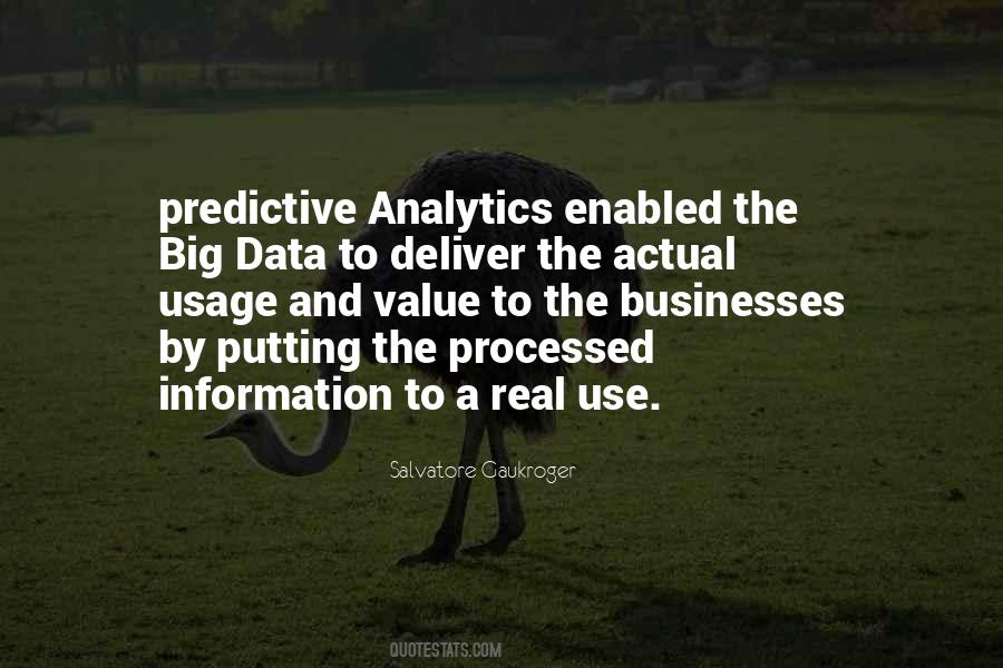 Quotes About Data And Analytics #964212