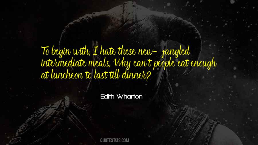 Quotes About Meals #170554 Quotes About Meals #170554