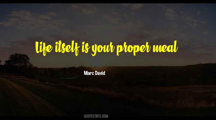 Quotes About Meals #185016 Quotes About Meals #185016