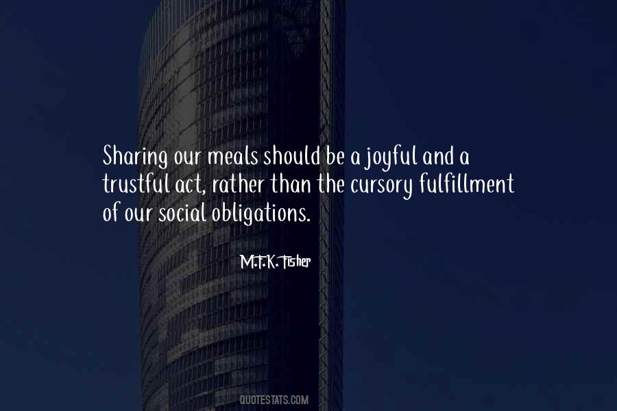 Quotes About Meals #255015 Quotes About Meals #255015