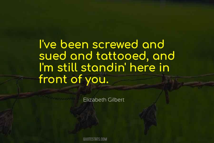 Standin Quotes #185203