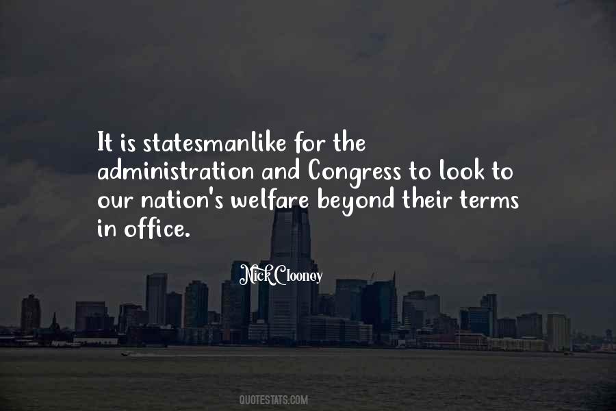 Statesmanlike Quotes #304393