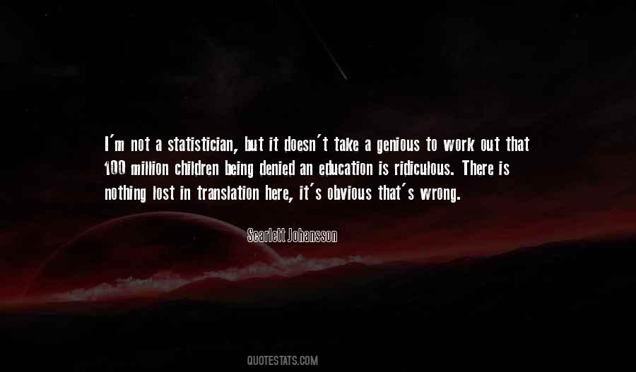 Statistician Quotes #926139