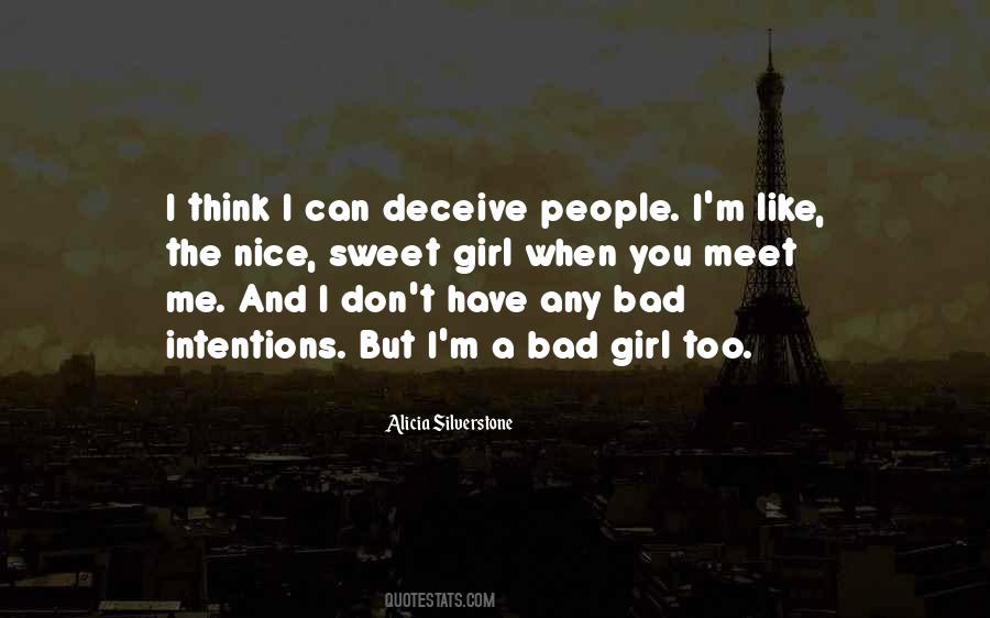 Quotes About Bad Girl #149485