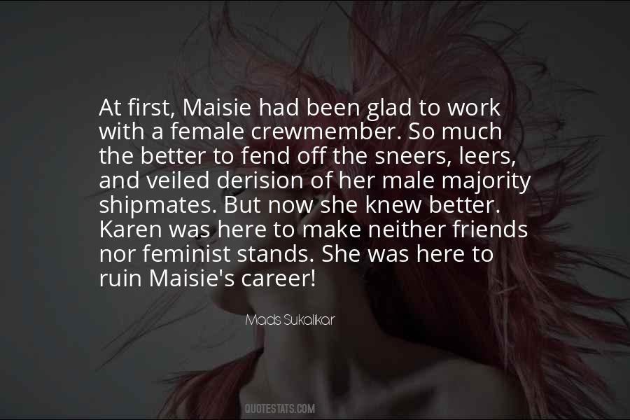 Quotes About Male Feminist #1325544