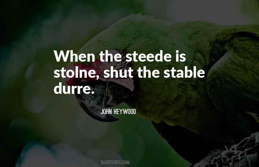 Steede Quotes #878202