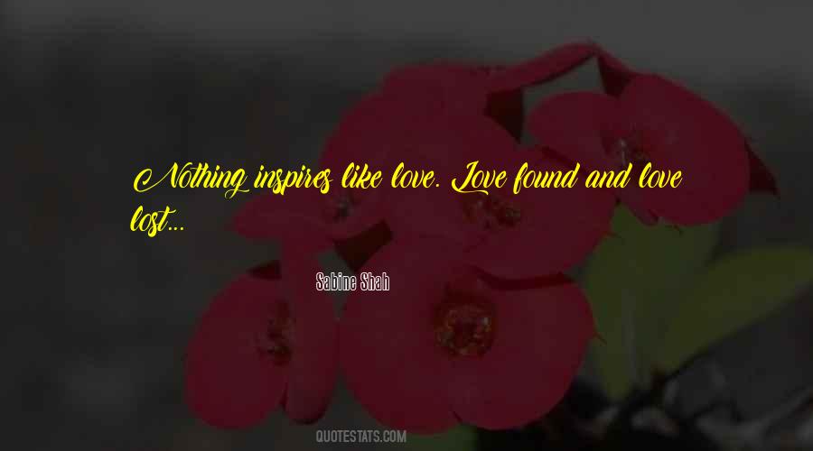 Quotes About Lost And Found Love #1077285