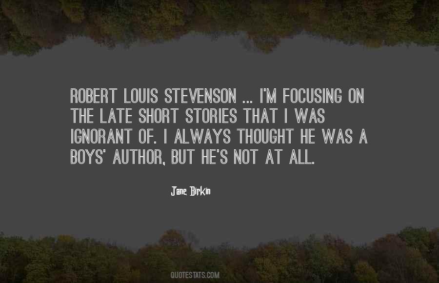 Stevenson's Quotes #123283