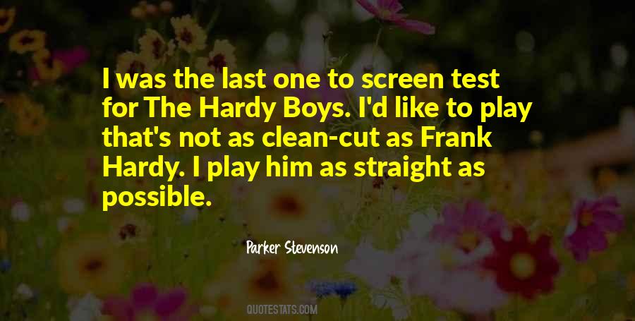 Stevenson's Quotes #989138