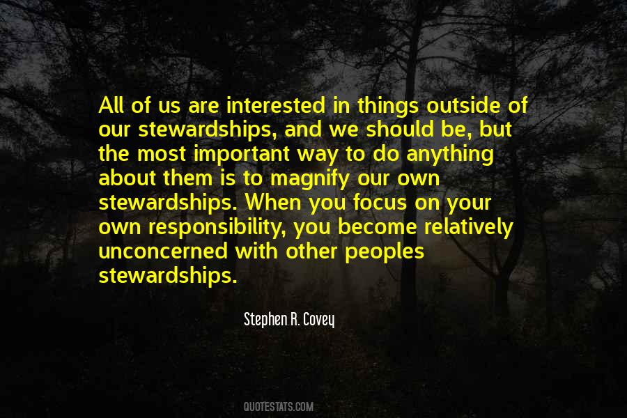 Stewardships Quotes #1288019